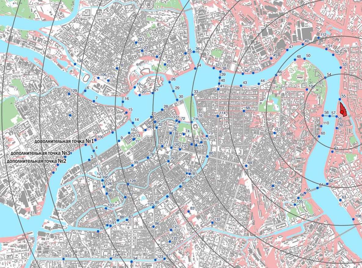 Вид на небоскреб из центра города — модель ИТР | Спасем Охтинский мыс